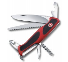 Нож перочинный Victorinox RangerGrip 55 (0.9563.CB1) 130мм 12функций красный/черный блистер