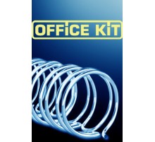 Пружины для переплета металлические Office Kit d=14.3мм 100-120лист A4 черный (100шт) OKPM916B