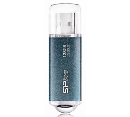 Флеш Диск Silicon Power 128Gb Marvel M01 SP128GBUF3M01V1B USB3.0 синий