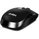 Беспроводная мышь SVEN RX-260W чёрная (2,4 GHz, 3+1кл. 800/1200/1600DPI, блист.) Sven RX-260W (SV-018160)
