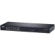 Переключатель KVM,  1 local user PS2+VGA+1 IP user => 16 cpu (PS2/USB/Sun+VGA)/RS232, без шнуров ATEN KH1516AI
