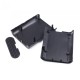 RA071 Raspberry Pi 2/3B/3B+ Injection Molding Case Black (41433)(CaseRaspPI3)