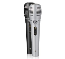 Микрофон проводной BBK CM215 2.5м черный/серебристый