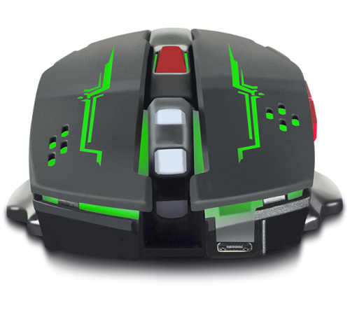 Игровая мышь SVEN RX-G930W (бесшумн. кл., 5+1кл. 800-2400 DPI, ST, подсв., игров. упак)