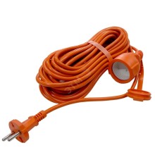 Удлинитель силовой 1 розетка шнур 10м ПВС 2х0.75 6А УШ-6