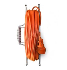 Удлинитель силовой 1х30м ПВС 2х0.75 6А УШ-6 рамка