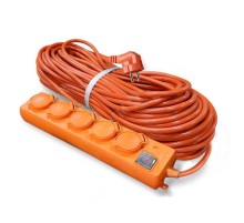 Удлинитель силовой 5х10м с выкл ПВС 3х1.5 16А IP44 У10-026