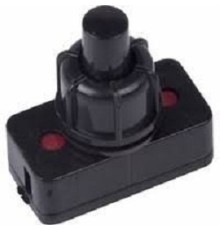 Rexant 36-3011 Выключатель-кнопка 250V 1А (2с) ON-OFF  черный (для настольной лампы)