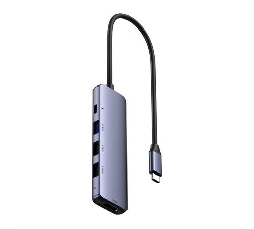 Netac Hub WF13, Type-C to USB3.0+USB2.0*2+100W PD+HDMI