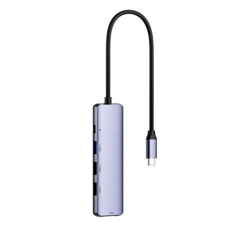 Netac Hub WF13, Type-C to USB3.0+USB2.0*2+100W PD+HDMI