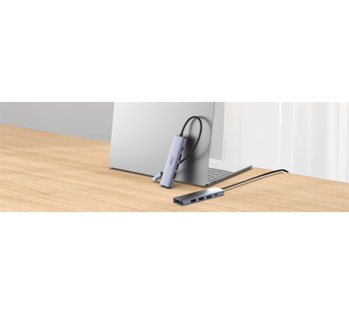 Netac Hub WF13, Type-C to USB3.0+USB2.0*2+100W PD+HDMI