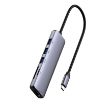 Netac Hub WF14, Type-C to USB3.0*3+HDMI+mSD/SD 2.0