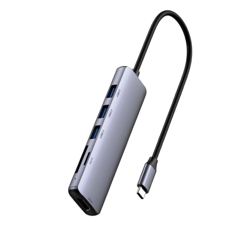 Netac Hub WF14, Type-C to USB3.0*3+HDMI+mSD/SD 2.0
