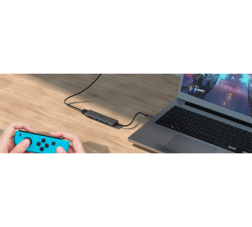 Netac Hub WF14, Type-C to USB3.0*3+HDMI+mSD/SD 2.0
