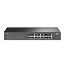 TP-Link LS1016G Коммутатор с 16 гигабитными портами для размещения на столе или в стойке