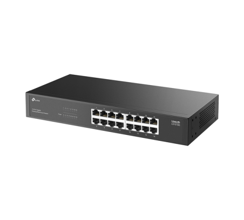 TP-Link LS1016G Коммутатор с 16 гигабитными портами для размещения на столе или в стойке