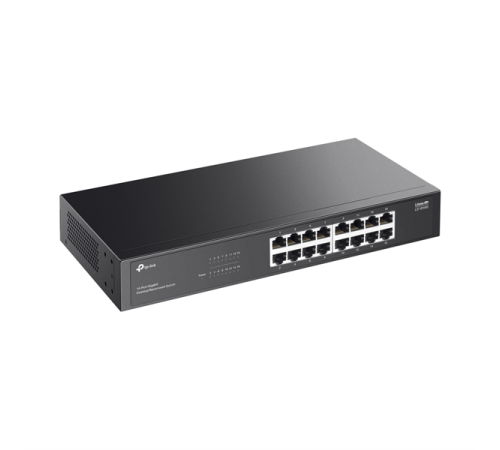 TP-Link LS1016G Коммутатор с 16 гигабитными портами для размещения на столе или в стойке