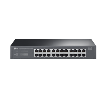 TP-Link LS1024G Коммутатор с 24 гигабитными портами для размещения на столе или в стойке