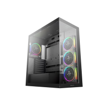 Компьютерный корпус Deepcool CG580 4F V2 без БП, боковое окно (панорама), 4x120mm ARGB PWM вентилятора, черный, ATX (R-CG580-BKADA4-G-2)