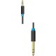 Кабель Vention аудио Jack 6,5 mm M/ 3,5 M - 1,5м Кабель Vention jack 6.5 mm(m)/mini jack 3.5 mm(m) - 1.5 м (BABBG)