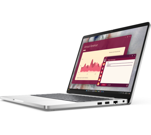 ноутбук DELL 14 Pro Core Ultra 5 235U vPro 14,0" FHD+ (1920 x 1200) IPS,AG,300 nit, 16GB DDR5 (1x16GB) 512GB SSD Intel Arc graphics,3cell,Backlit,FPR,2y,1,37kg, Linux, KB Eng ноутбук DELL 14 Pro Core Ultra 5 235U vPro 14,0" FHD+ (1920 x 1200) IPS,AG,300 nit, 16GB DDR5 (1x16GB) 512GB SSD Intel Arc graphics,3cell,Backlit,FPR,2y,1,37kg, Linux, KB Eng