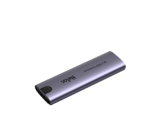Внешний корпус для HDD/SSD Netac NT07WH51-32CA WH51 M.2 NVMe/SATA, USB3.1 Gen2 10Gb/s --> M-Key(M&B key) NVMe & SATA,алюминиевая крышка, совместим с  2280/2260/2242/2230, A --> C кабель
