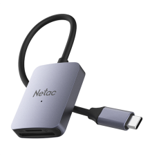 Картридер Netac WK12GYCN USB3.0 Type-C --> mSD/SD