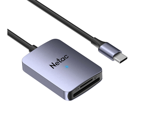 Картридер Netac WK12GYCN USB3.0 Type-C --> mSD/SD Картридер Netac WK12GYCN USB3.0 Type-C --> mSD/SD