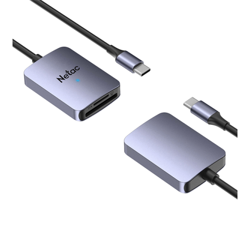 Картридер Netac WK12GYCN USB3.0 Type-C --> mSD/SD Картридер Netac WK12GYCN USB3.0 Type-C --> mSD/SD