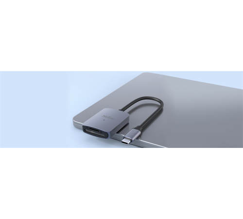 Картридер Netac WK12GYCN USB3.0 Type-C --> mSD/SD Картридер Netac WK12GYCN USB3.0 Type-C --> mSD/SD