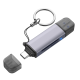 Картридер Netac WK13GYCN USB3.0+Type-C --> mSD/SD, Серый