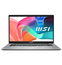 Ноутбук MSI Modern 14 F1MG Core 5 120U 14" FHD (1920*1080),IPS, DDR4 16GB (8GB*2),512GB SSD Intel Graphics,backlight,46.8Wh,1.5kg,2y,Win11Pro,Urban Silver