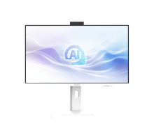 Моноблок MSI Modern AM273QP AI 1UM AiO 27" WQHD (2560x1440)IPS AG Non-touch, Core Ultra 5 125H (3.6GHz), 16Gb DDR5(2*8GB), 512GB SSD M.2, Intel UHD, WiFi, BT, camera, WirelessKB&mouse Eng/Rus,NoOS,1y,White