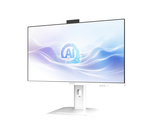 Моноблок MSI Modern AM273QP AI 1UM AiO 27" WQHD (2560x1440)IPS AG Non-touch, Core Ultra 5 125H (3.6GHz), 16Gb DDR5(2*8GB), 512GB SSD M.2, Intel UHD, WiFi, BT, camera, WirelessKB&mouse Eng/Rus,NoOS,1y,White