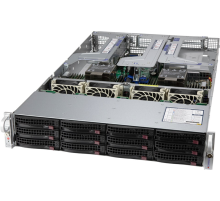 Серверная платформа Supermicro Super Server 2U 620U-TNR noCPU(2)Scalable/TDP 270W/no DIMM(32)/ SATARAID HDD(4)LFF+8(SFF)/2x10GbE SFP+(with transceiver) /2x2000W