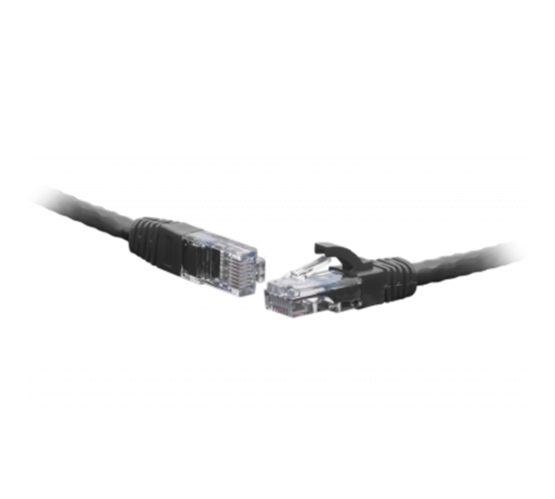 Коммутационный шнур U/UTP 4-х парный cat.6 2.0м LSZH standart чёрный