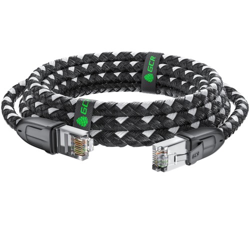 GCR Патч-корд PROF прямой 5.0m, UTP медь кат.6, STRONG черно-белый нейлон, ethernet high speed 10 Гбит/с, T568B, GCR-52779 Greenconnect RJ45(m) - RJ45(m) Cat. 6 UTP нейлон 5.0м чёрно-белый (GCR-52779) GCR Патч-корд PROF прямой 5.0m, UTP медь кат.6, STRONG черно-белый нейлон, ethernet high speed 10 Гбит/с, T568B, GCR-52779 Greenconnect RJ45(m) - RJ45(m) Cat. 6 UTP нейлон 5.0м чёрно-белый (GCR-52779)