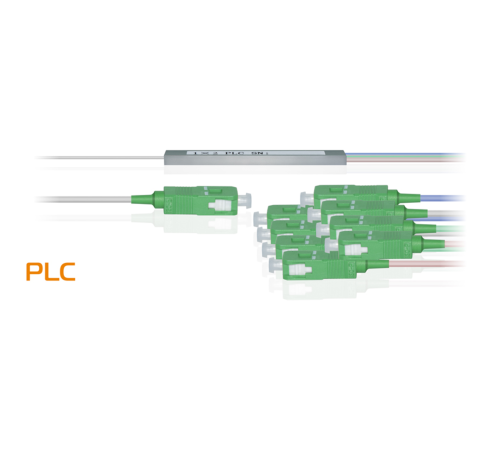 Делитель оптический планарный бескорпусный SNR-PLC-M-1x8-SC/APC