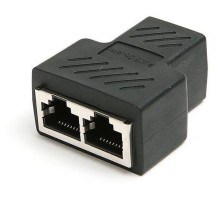 VCOM Разветвитель RJ-45 8P8C (F)<-->2 x 8P8C (F) ,FTP, ABS пластик, кат. 5eVCOM <CT252S>[4895182256415]