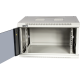 Шкаф настенный серии Pro, 15U 600x600, стеклянная дверь (TWT-CBWPG-15U-6x6-GY)