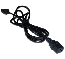 Шнур питания Lanmaster LAN-PP19/20-5.0-BK C19-C20 проводник.:3x1.5мм2 5м 250В 16А (упак.:1шт) черный