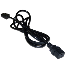 Шнур питания Lanmaster LAN-PP19/20-5.0-BK C19-C20 проводник.:3x1.5мм2 5м 250В 16А (упак.:1шт) черный