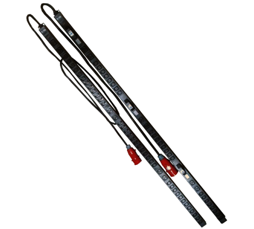 Блок распределения питания Lanmaster TWT-PDVI3-6X24-CB-32 верт.размещ. 6xC19 24xC13 с пофазным измерением энергии 32A IEC 309 2м Блок распределения питания Lanmaster TWT-PDVI3-6X24-CB-32 верт.размещ. 6xC19 24xC13 с пофазным измерением энергии 32A IEC 309 2м