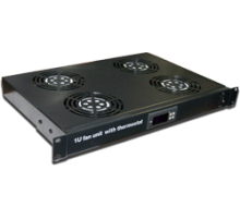 Блок 2-х вентиляторов 19", с подшипниками, с термостатом, 1U (TWT-CBB-FANB2-RACK-T)