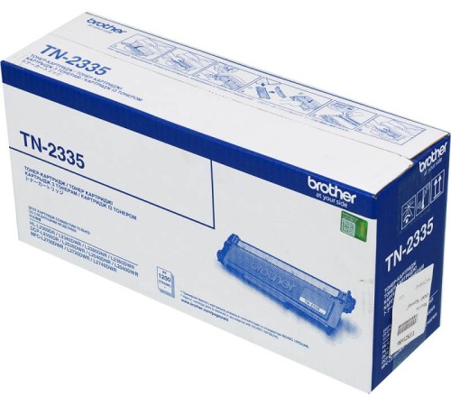 Картридж лазерный Brother TN2335 черный (1200стр.) для Brother HLL2300/2340/2360/2365/DCPL2500/2520/2540/2560/MFCL2700/2720/2740