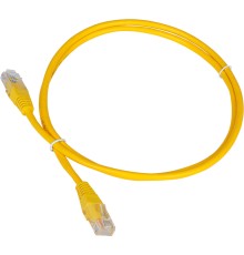 Кабель Патч-корд Lanmaster UTP TWT-45-45-10-YL вилка RJ-45-вилка RJ-45 кат.5е 10м желтый ПВХ (уп.:1шт)