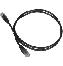 Патч-корд Lanmaster TWT-45-45-1.0-BK UTP вилка RJ-45-вилка RJ-45 кат.5е 1м чёрный ПВХ (уп.:1шт)