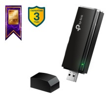 Сетевой адаптер WiFi TP-Link ARCHER T4U AC1300 USB 3.0 (ант.внутр.)