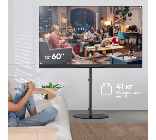 Cтойка ONKRON на 1 ТВ ONKRON TS5060 BLACK