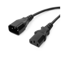 Кабель питания IEC320-C14/IEC320-C13, 220B, 10А, 1.0м